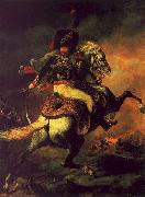  Theodore   Gericault Officer of the Hussars oil